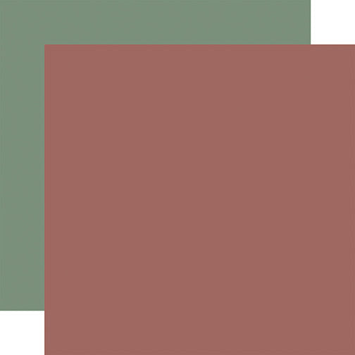 Echo Park -Family Mauve / Green 12x12 Coordinating Solid