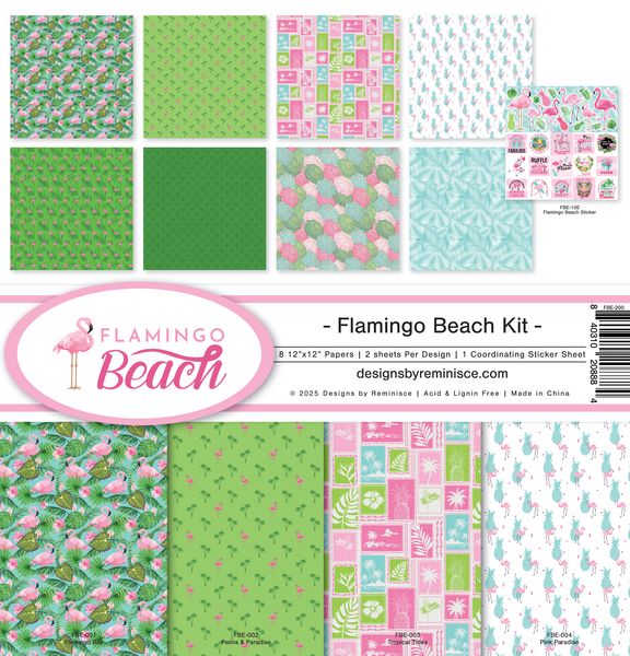 Reminisce Flaming Beach Collection Kit