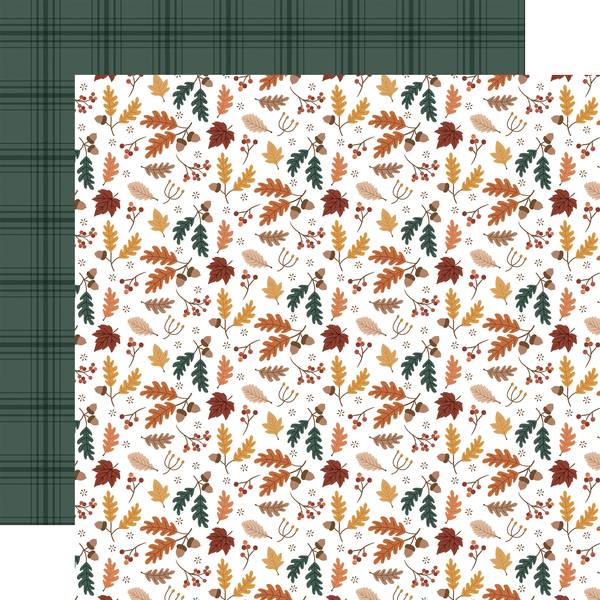 Echo Park Feels Like Fall: Fallen Fall Foliage 12x12 DS Paper (1 Sheet)