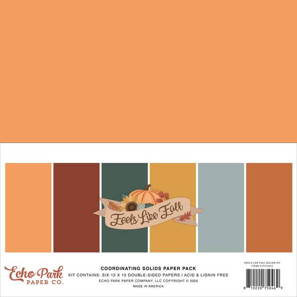 Echo Park Feels Like Fall Solids Kit