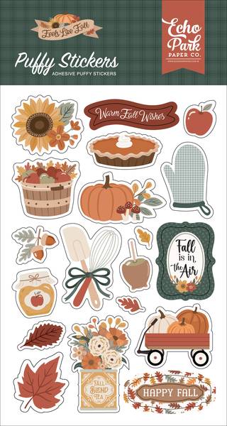 Echo Park Feels Like Fall Puffy Stickers