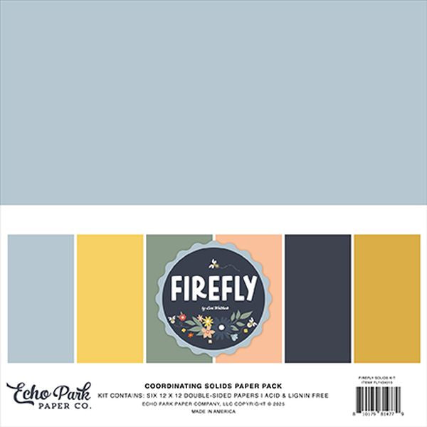 Echo Park Firefly Firefly Solids Kit