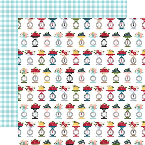 Bazzill Farmer's Market: Produce Scale 12x12 DS Paper