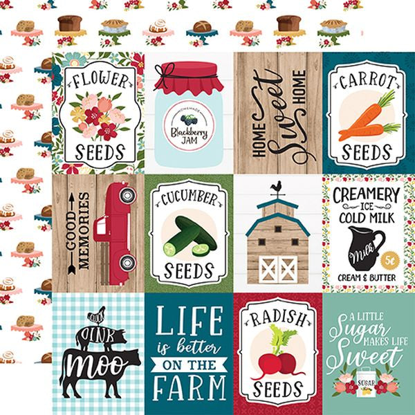 Farmers Market 3x4 Jour Cards