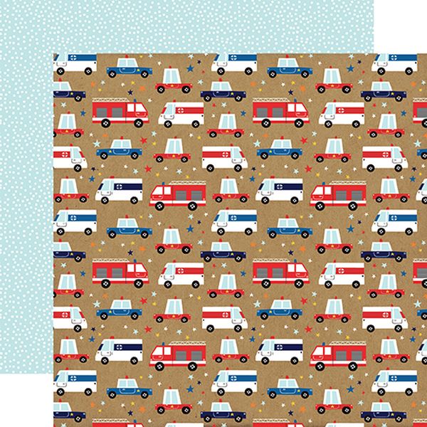 First Responder Emergency Vehicles DS Paper (1 Sheet)