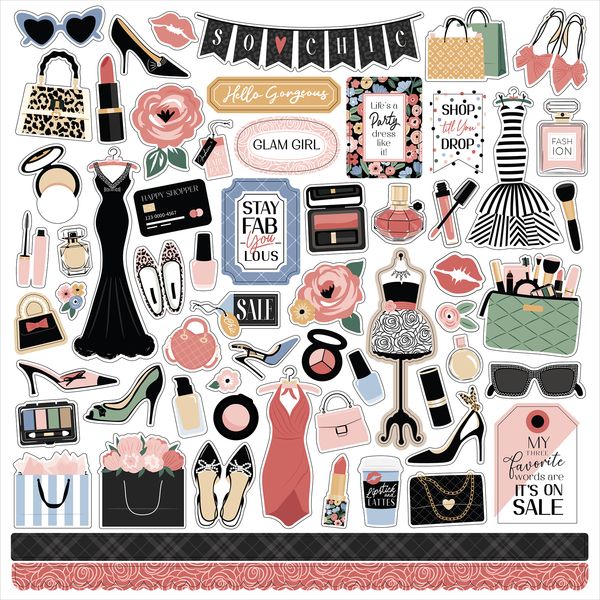 Echo Park Fashion Element Sticker