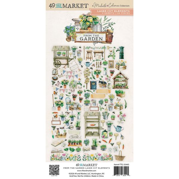 49 and Market From the Garden Elements Laser Cut Outs