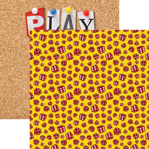 Reminisce Game Night: Lets Roll DS Paper (1 Sheet)