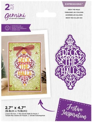 Crafter's Companion Gemini Expressions Deck The Halls Dies
