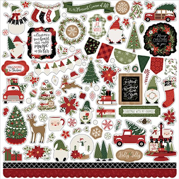 Gnome For Christmas Element Stickers