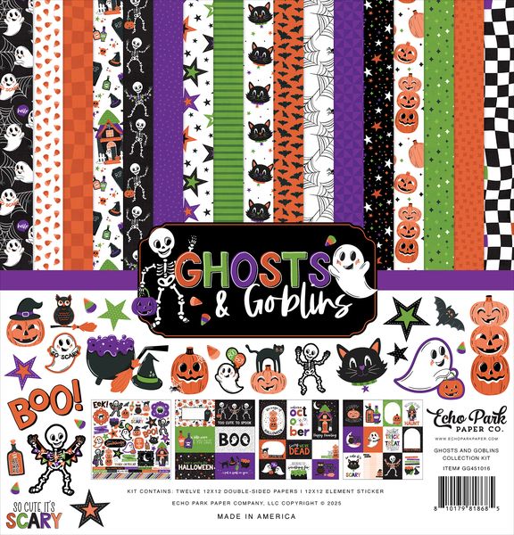 Echo Park Ghosts And Goblins Collection Kit
