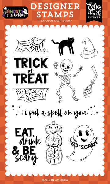 Eat Drink And Be Scary Stamp Set