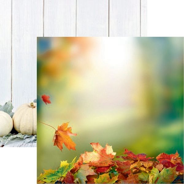 Reminisce Glorious Autumn: Leaf Pile Pape DS Paper (1 Sheet)