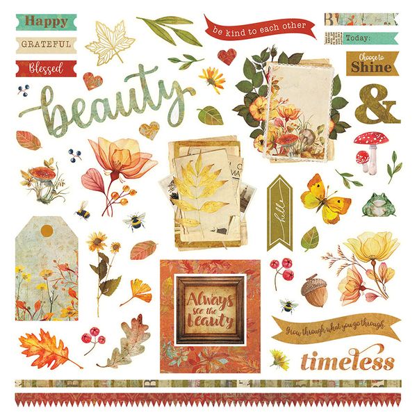 Meadow's Glow 12X12 Stickers