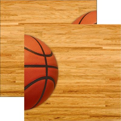 Reminisce Game Day Basketball: Game Day DS Paper (1 Sheet)