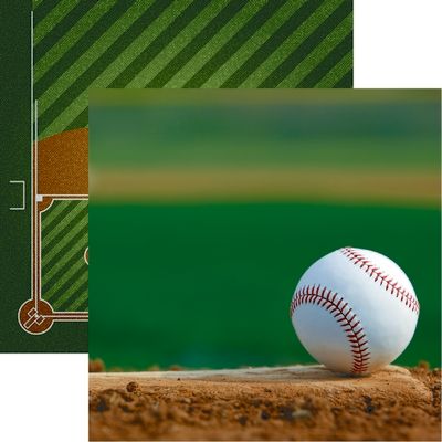 Reminisce Game Day Baseball: Baseball 4 DS Paper (1 Sheet)