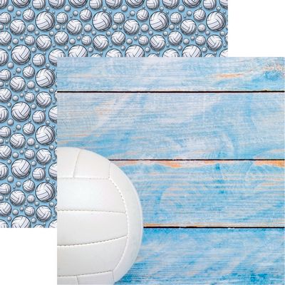 Reminisce Game Day: Volleyball 2 DS Paper (1 Sheet)