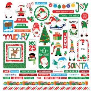 PhotoPlay Gnome for the Holidays Christmas Element Stickers