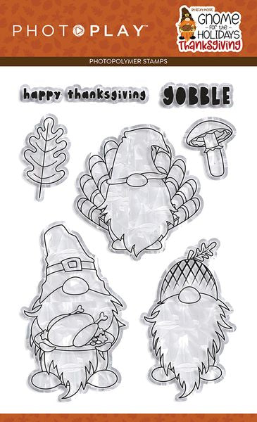 Gnome for the Holidays Thanksgiving Clear Stamps