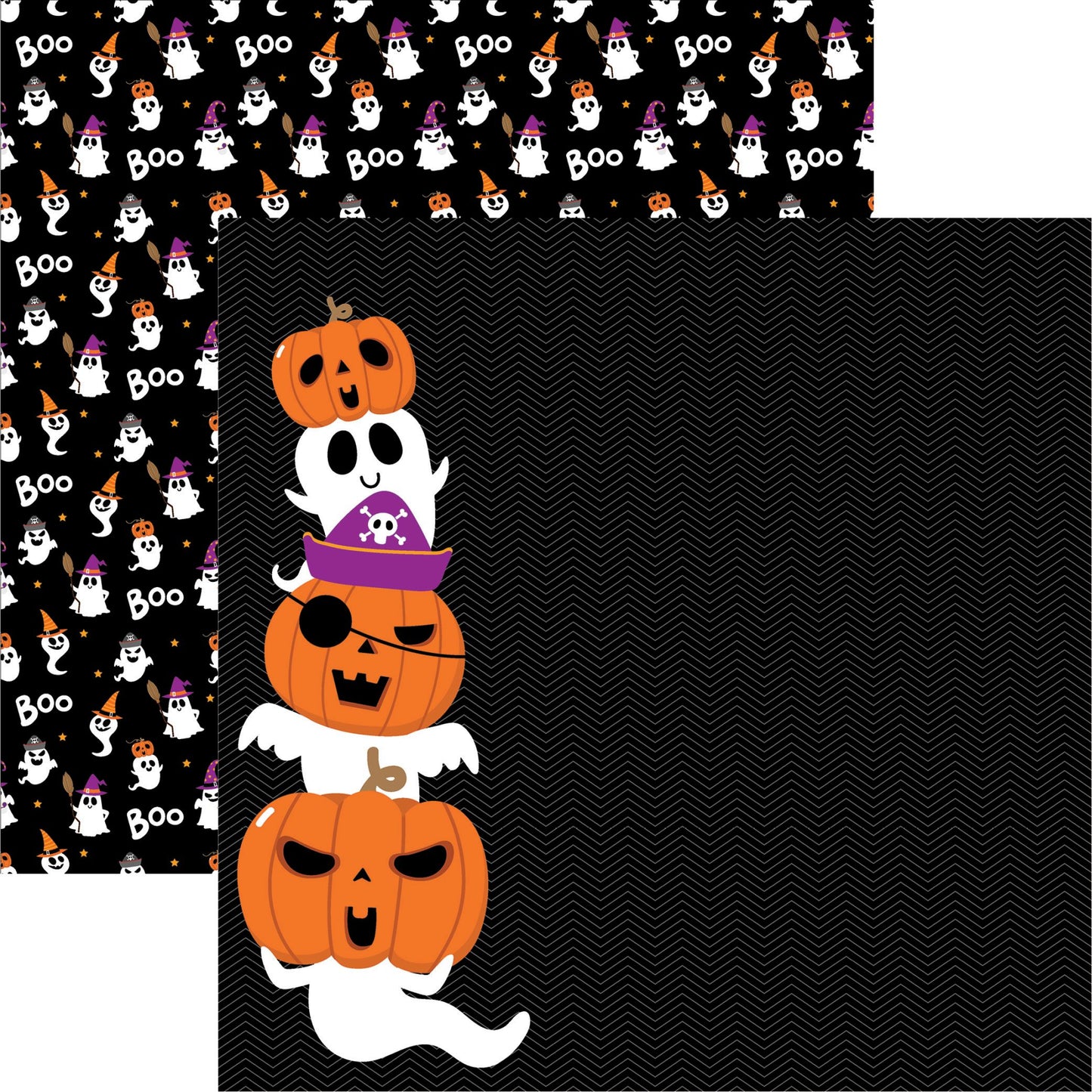 Reminisce Ghost Party: Trick or Treat DS Paper (1 Sheet)