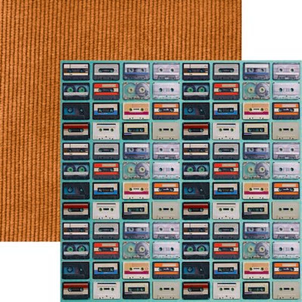 Reminisce Good Vibes: Cassette Tapes DS Paper (1 Sheet)