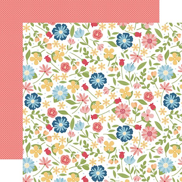 Echo Park Have a Great Summer Stems Of Summer DS Paper (1 Sheet)