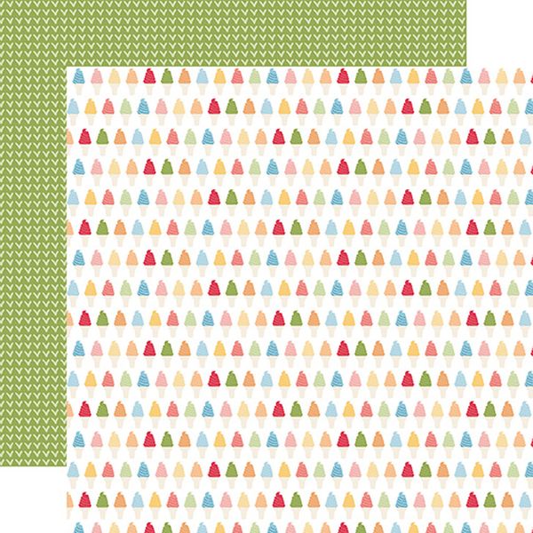 Echo Park Have a Great Summer Sweet Ice Cream DS Paper (1 Sheet)