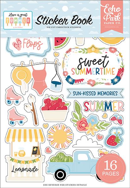 Echo Park Have A Great Summer Sticker Book
