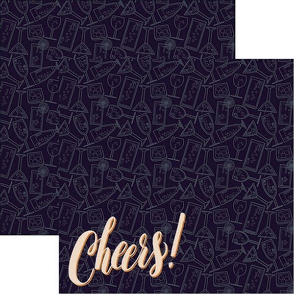 Reminisce Happy Hour: Cheers! Paper DS Paper (1 Sheet)