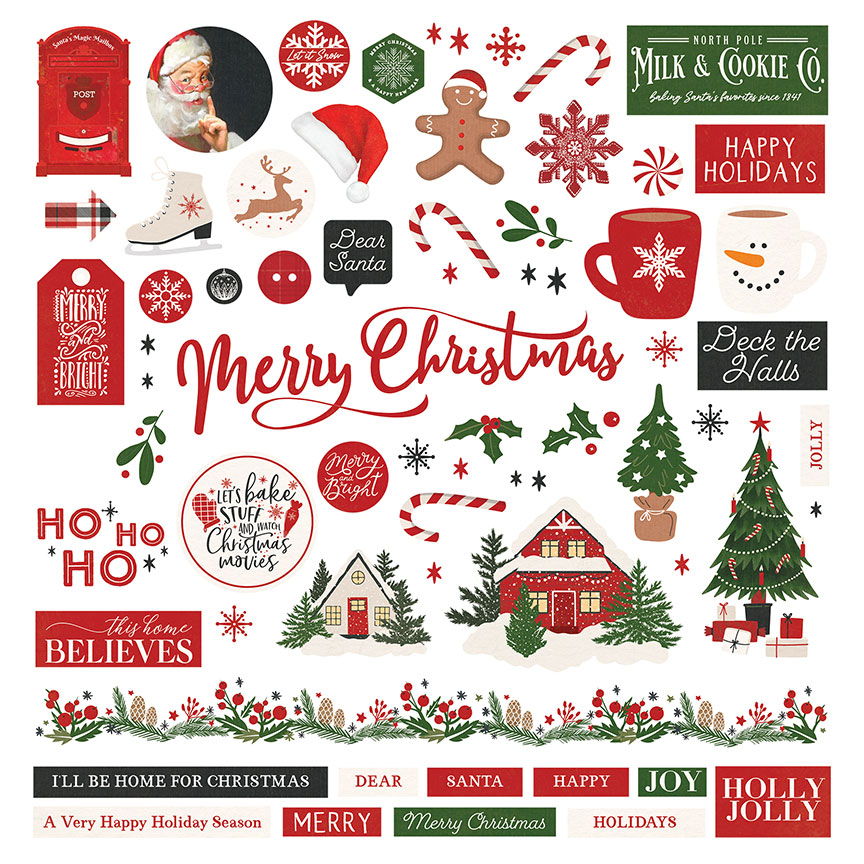Photoplay Holly & Ivy Element Sticker
