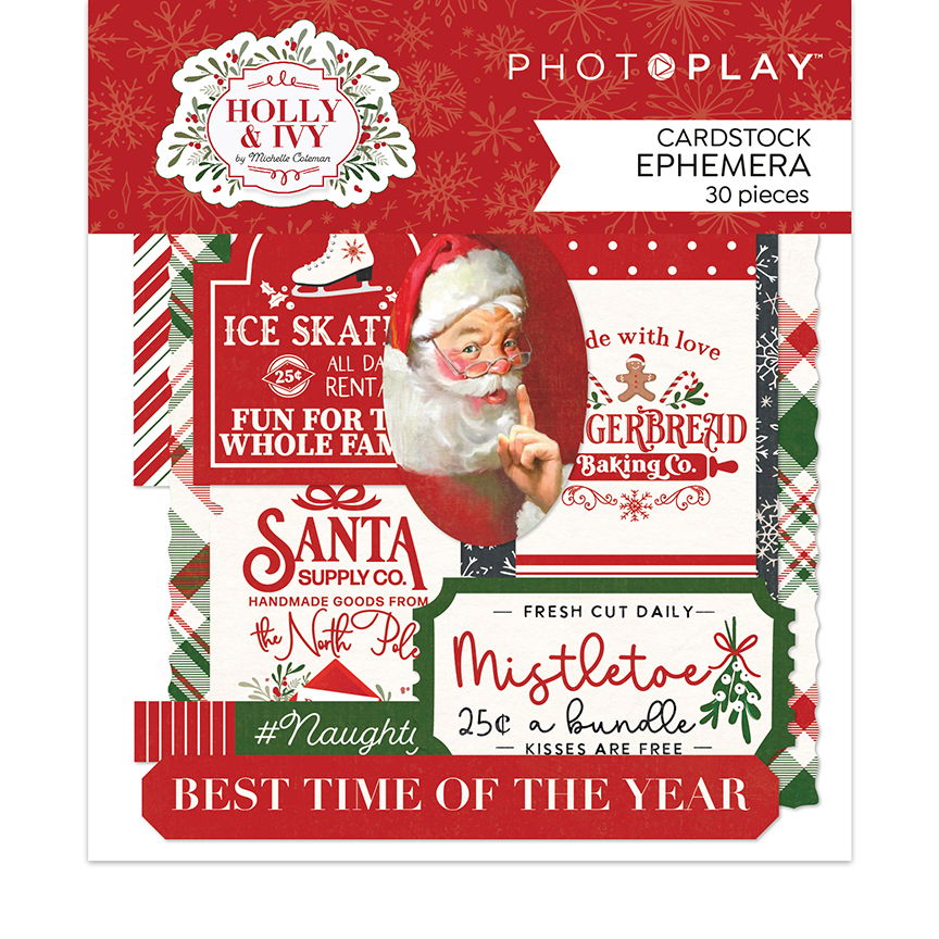 Photoplay Holly & Ivy Ephemra