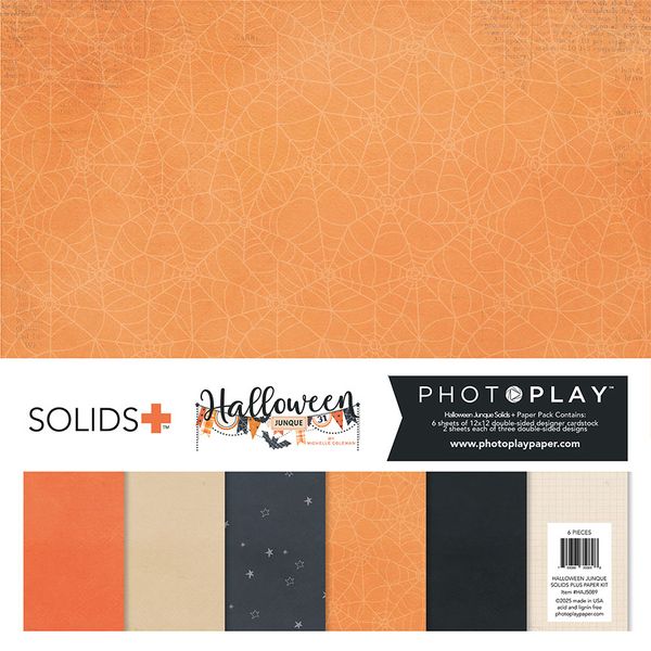 Photoplay Halloween Junque Solids+ Paper Pack