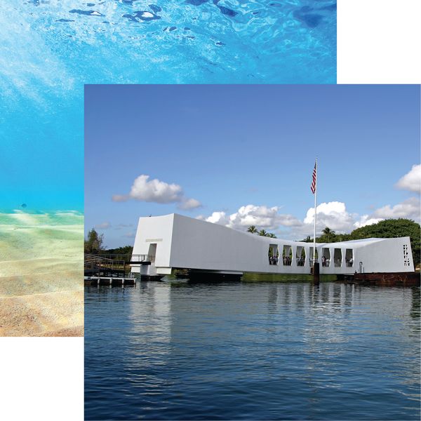 Reminisce Hawaii: USS Arizona Memorial DS DS Paper (1 Sheet)