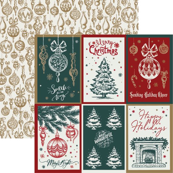 Reminisce Holiday Cheer: Holiday Cheer DS Paper (1 Sheet)