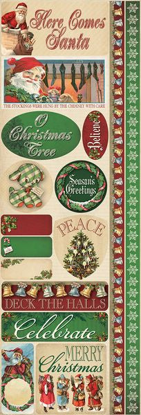 Reminisce Here Comes Santa Stickers