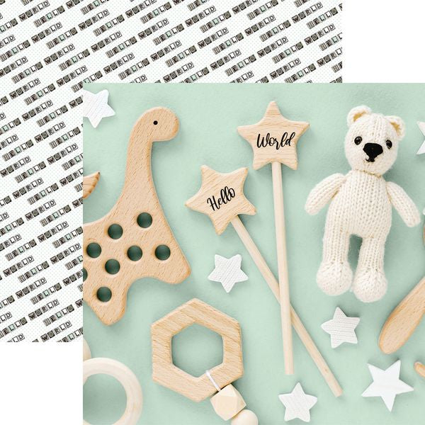 Reminisce Hello World: Baby Toys DS Paper (1 Sheet)