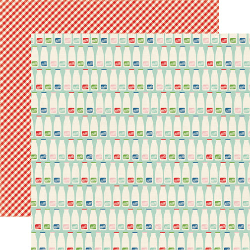 Homegrown Milk Bottles Paper