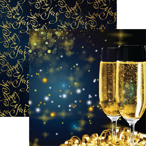 Reminisce Happy New Year: A Toast DS Paper (1 Sheet)