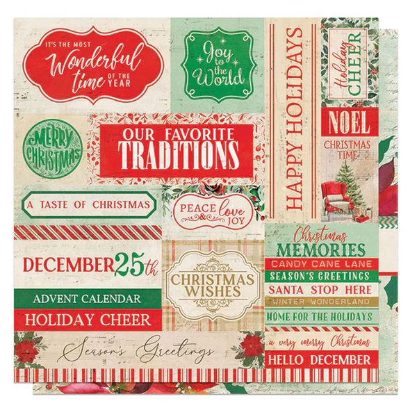 Holiday Charm: Happy Holidays DS Paper