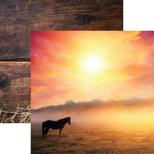 Reminisce Horse at Sunrise DS Paper (1 Sheet)