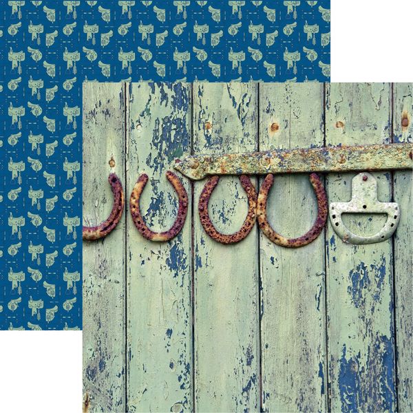 Reminisce Horse Play: Barn Door DS Paper (1 Sheet)