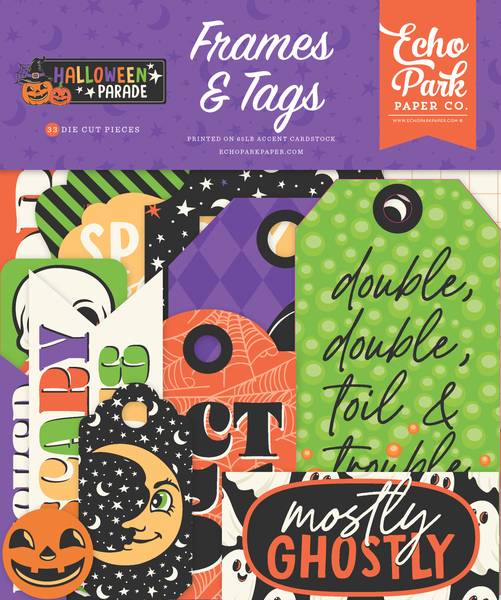 Echo Park Halloween Parade Frames & Tags