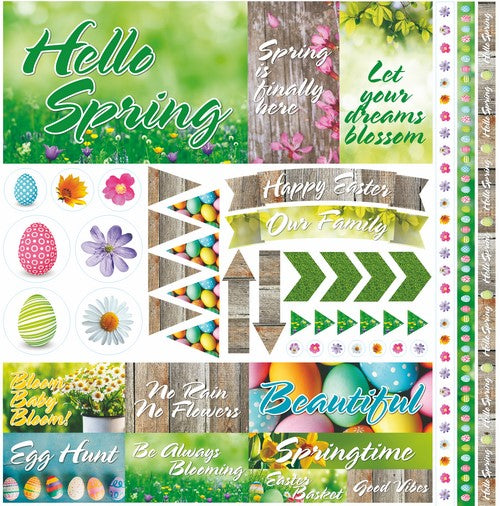 Reminisce Hello Spring Stickers