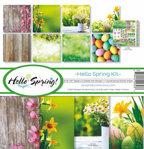 Reminisce Hello Spring Collection Kit