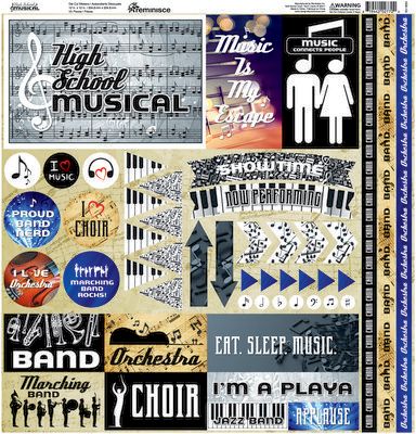 Reminisce High School Musical Element Sticker