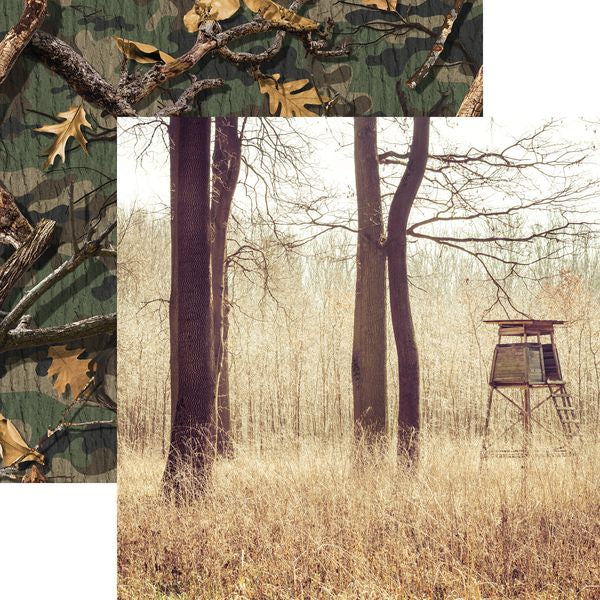 Reminisce Hunting Life: Hunting Stand DS Paper (1 Sheet)