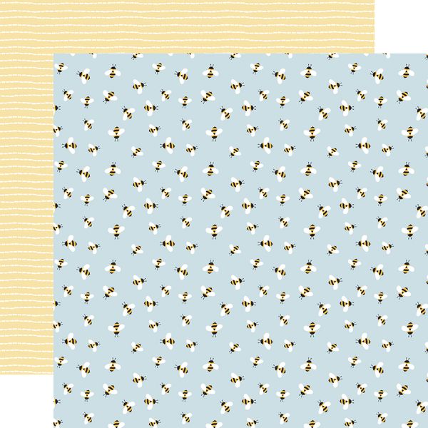 Echo Park In Full Bloom: Springtime Bees 12x12 Patterned Paper