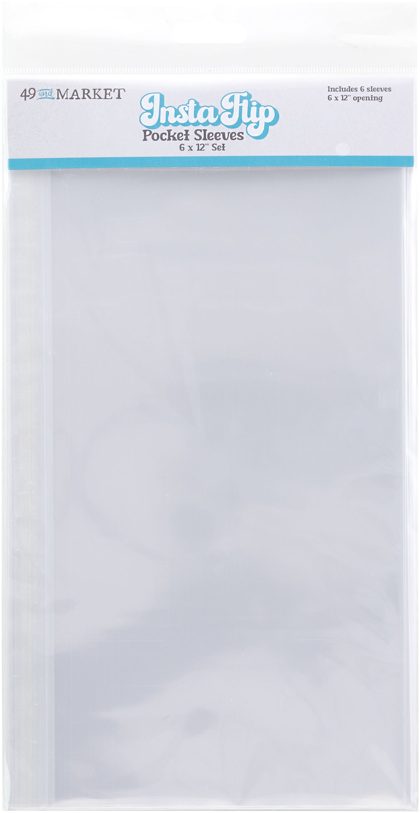 49 And Market 6"X12" InstaFlip Sleeves