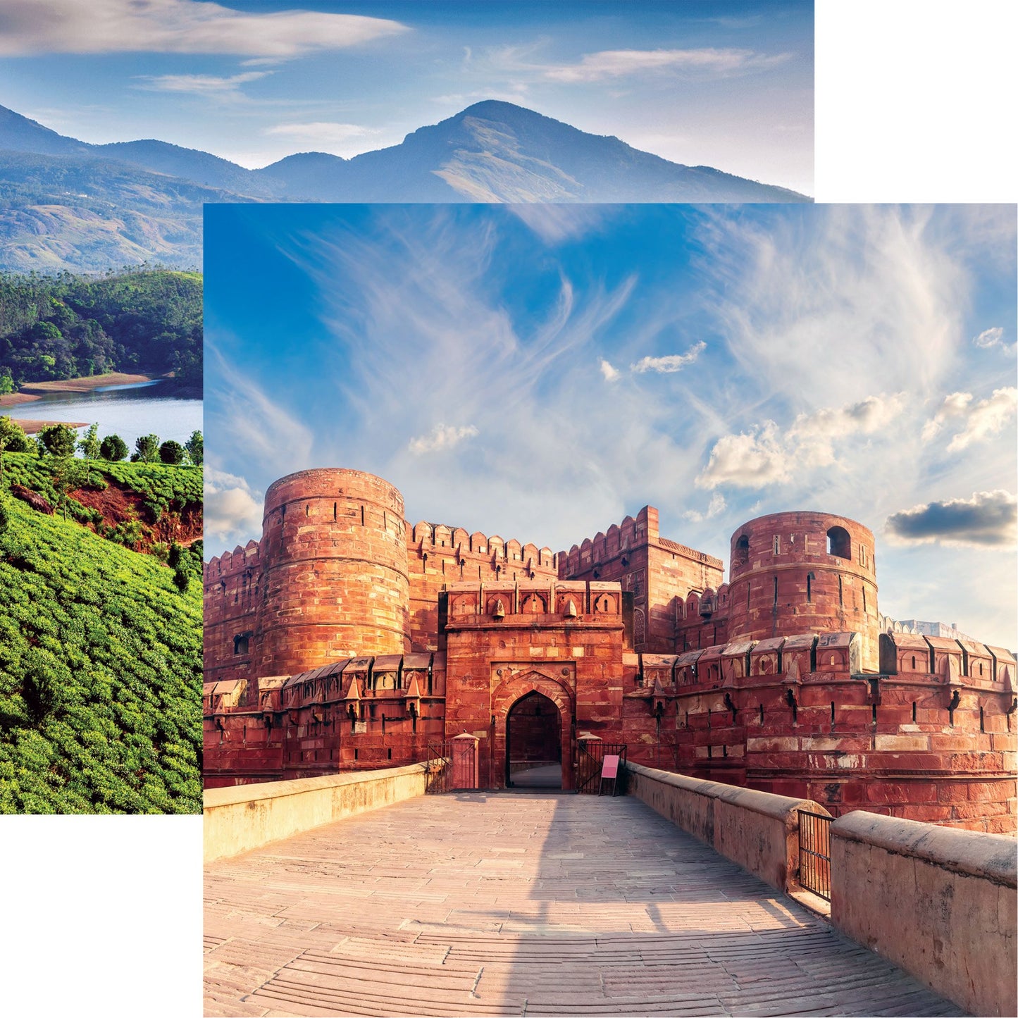 Reminisce India: Red Fort, Agra DS Paper (1 Sheet)