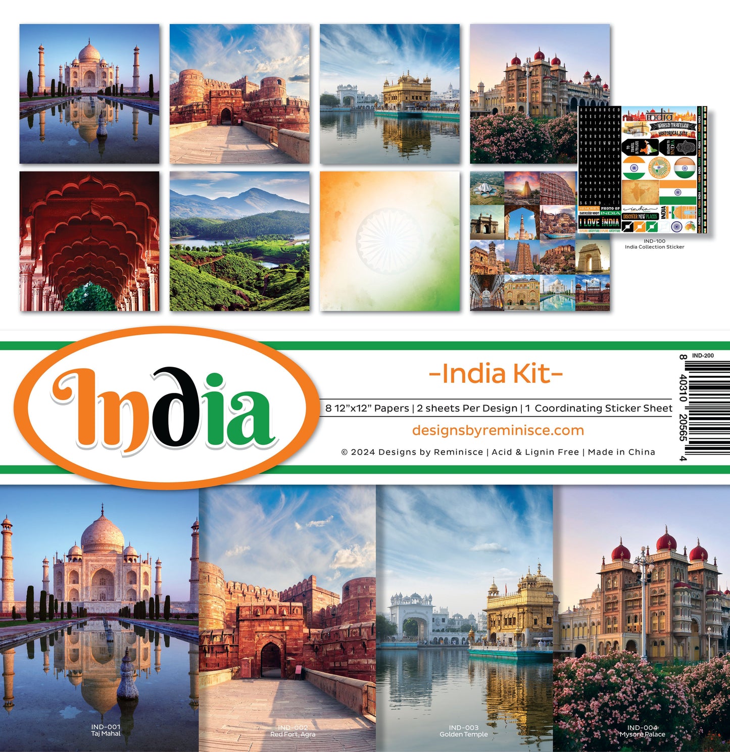 Reminisce India Collection Kit